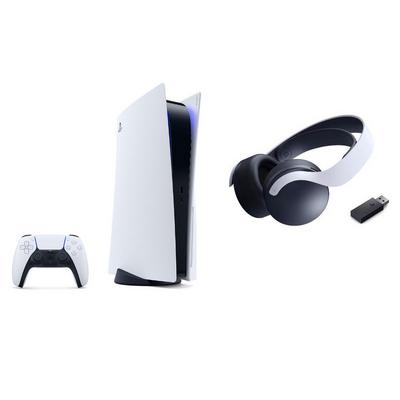 بلاي ستيشين 5، مع سماعة لا سلكية، أداة تحكم 